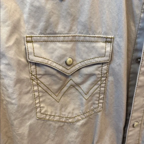 Wrangler Retro Premium Cream Shirt - Picture 3 of 5